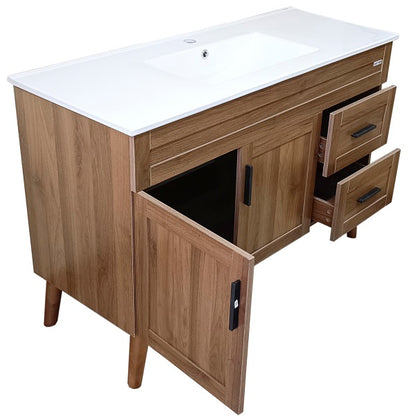 Kit Mueble + Vanitorio Super Muebles Nogal S (120x47x80cm)