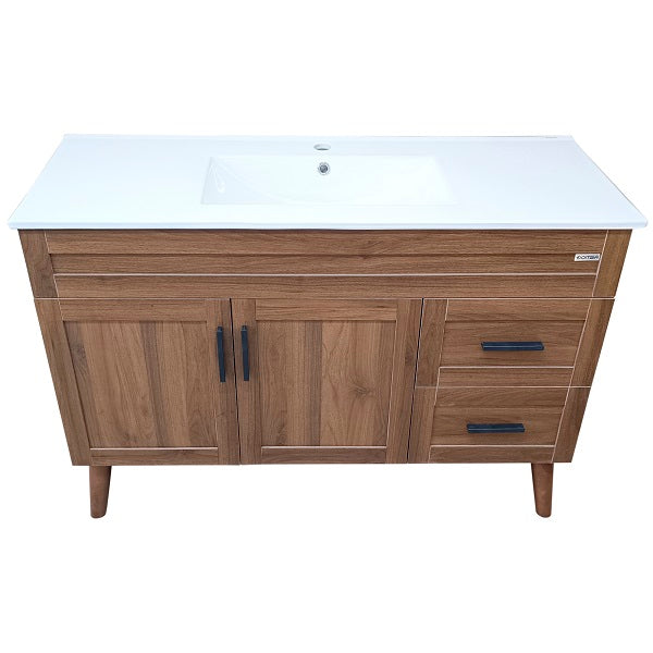 Kit Mueble + Vanitorio Super Muebles Nogal S (120x47x80cm)