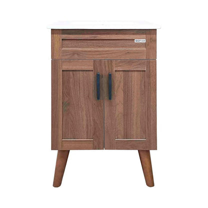 Kit Mueble + Vanitorio Super Muebles Nogal (50x40x80cm)