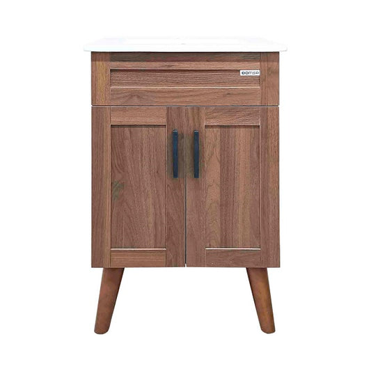 Kit Mueble + Vanitorio Super Muebles Nogal (50x40x80cm)