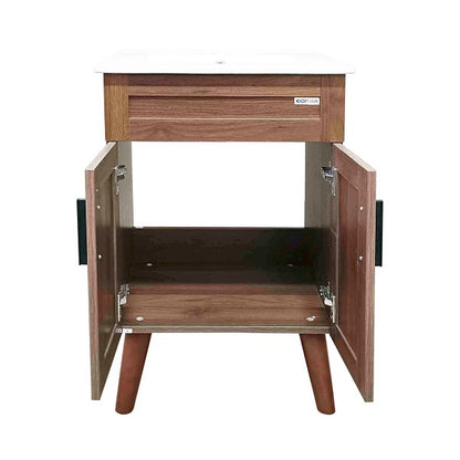 Kit Mueble + Vanitorio Super Muebles Nogal (50x40x80cm)