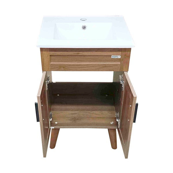 Kit Mueble + Vanitorio Super Muebles Nogal (50x40x80cm)