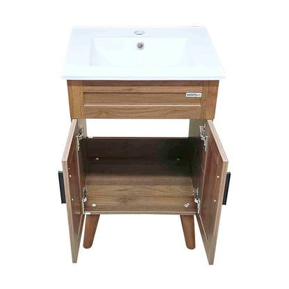 Kit Mueble + Vanitorio Super Muebles Nogal (50x40x80cm)