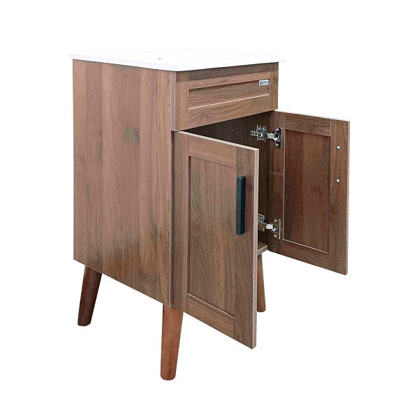 Kit Mueble + Vanitorio Super Muebles Nogal (50x40x80cm)