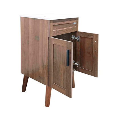 Kit Mueble + Vanitorio Super Muebles Nogal (50x40x80cm)