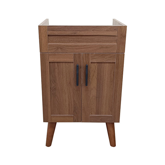 Mueble Base Vanitorio Nogal Super Muebles 48,5x39x80cm (Sin Cubierta)