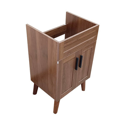 Mueble Base Vanitorio Nogal Super Muebles 48,5x39x80cm (Sin Cubierta)