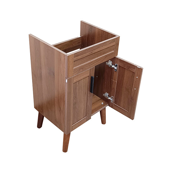 Mueble Base Vanitorio Nogal Super Muebles 48,5x39x80cm (Sin Cubierta)