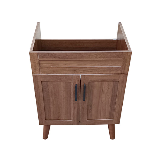 Mueble Base Vanitorio Nogal Super Muebles 58,5x39x80cm (Sin Cubierta)