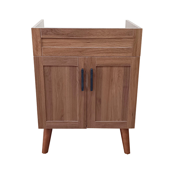 Mueble Base Vanitorio Nogal Super Muebles 58,5x39x80cm (Sin Cubierta)