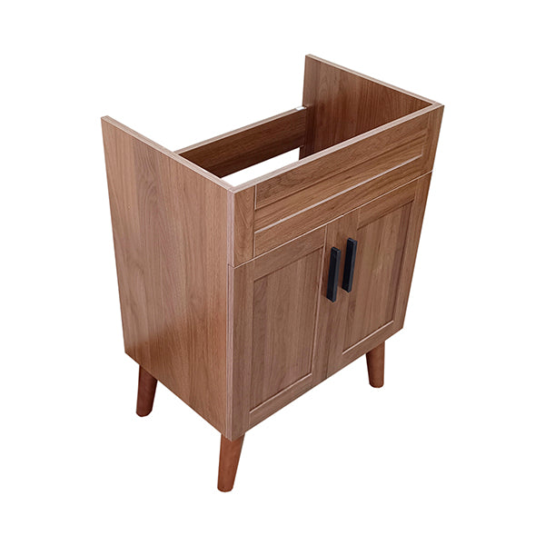 Mueble Base Vanitorio Nogal Super Muebles 58,5x39x80cm (Sin Cubierta)