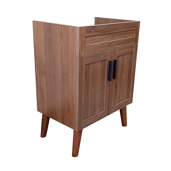 Mueble Base Vanitorio Nogal Super Muebles 58,5x39x80cm (Sin Cubierta)