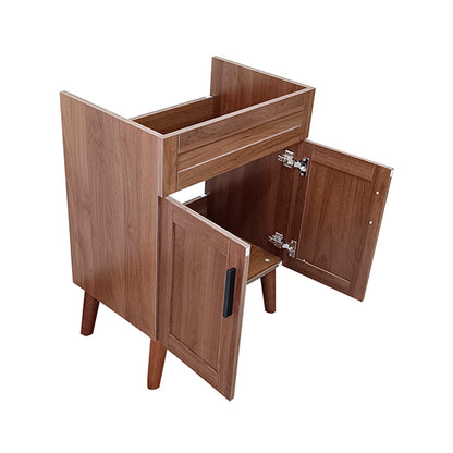 Mueble Base Vanitorio Nogal Super Muebles 58,5x39x80cm (Sin Cubierta)