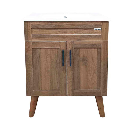 Kit Mueble + Vanitorio Super Muebles Nogal (60x47x80cm)