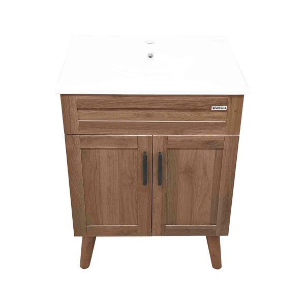 Kit Mueble + Vanitorio Super Muebles Nogal (60x47x80cm)