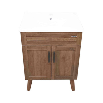 Kit Mueble + Vanitorio Super Muebles Nogal (60x47x80cm)
