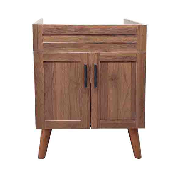 Mueble Base Vanitorio Nogal Super Muebles 58,5x47x80cm (Sin Cubierta)