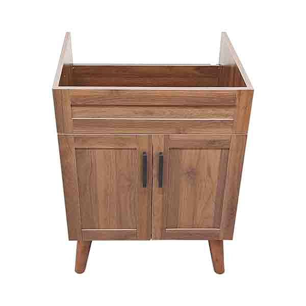 Mueble Base Vanitorio Nogal Super Muebles 58,5x47x80cm (Sin Cubierta)