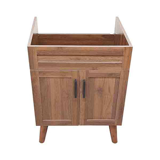 Mueble Base Vanitorio Nogal Super Muebles 58,5x47x80cm (Sin Cubierta)