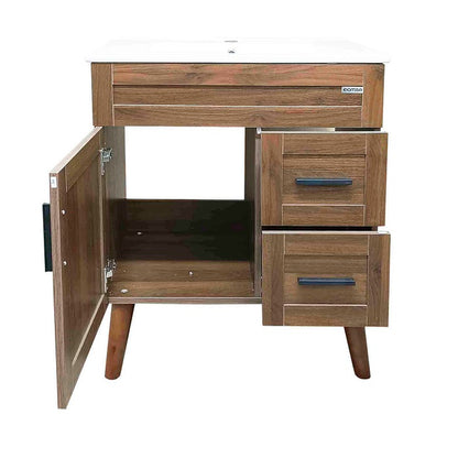 Kit Mueble + Vanitorio Super Muebles Nogal (70x47x80cm)