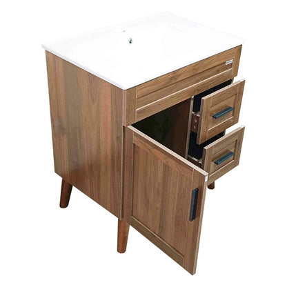 Kit Mueble + Vanitorio Super Muebles Nogal (70x47x80cm)