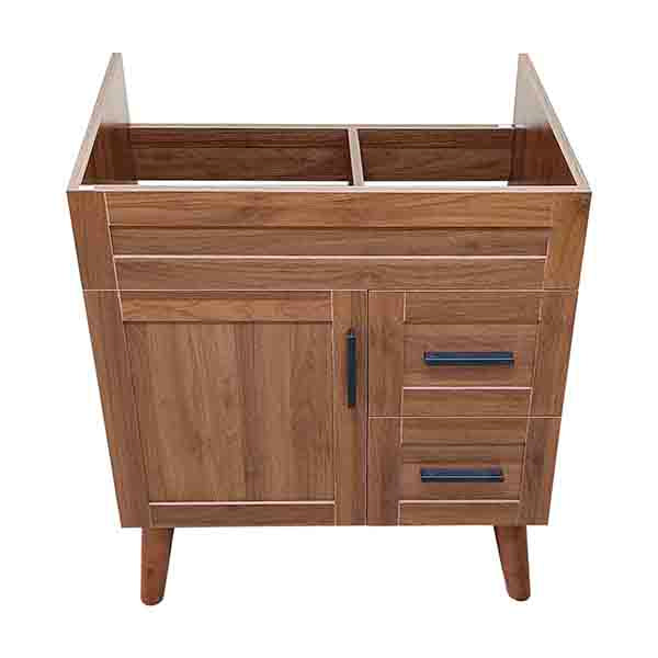 Mueble Base Vanitorio Nogal Super Muebles 68,5x46x80cm (Sin Cubierta)