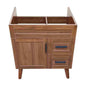 Mueble Base Vanitorio Nogal Super Muebles 68,5x46x80cm (Sin Cubierta)