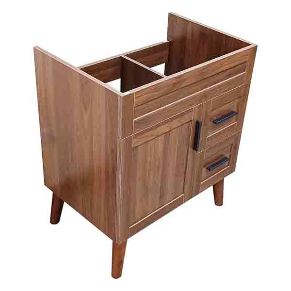 Mueble Base Vanitorio Nogal Super Muebles 68,5x46x80cm (Sin Cubierta)