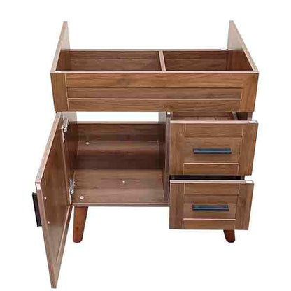 Mueble Base Vanitorio Nogal Super Muebles 68,5x46x80cm (Sin Cubierta)