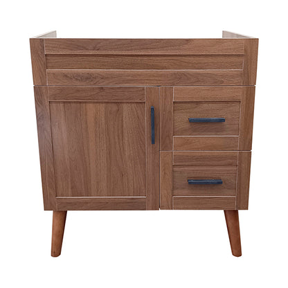 Mueble Base Vanitorio Nogal Super Muebles 78,5x46x80cm (Sin Cubierta)