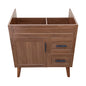 Mueble Base Vanitorio Nogal Super Muebles 78,5x46x80cm (Sin Cubierta)