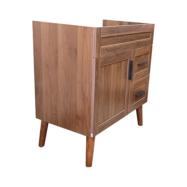 Mueble Base Vanitorio Nogal Super Muebles 78,5x46x80cm (Sin Cubierta)