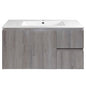 Kit Mueble de Baño a Muro con Cubierta de Loza 100cm