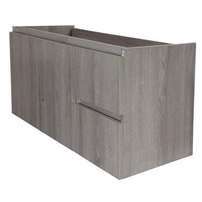 Mueble de Baño a Muro con Cubierta de Cuarzo Negro Galaxys 100cm