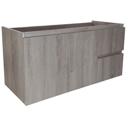 Mueble de Baño a Muro con Cubierta de Cuarzo Negro Galaxys 100cm