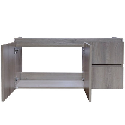 Mueble de Baño a Muro con Cubierta de Cuarzo Negro Galaxys 100cm