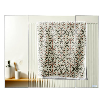 Mueble Botiquín para Baño con Espejo Nogal (100x80x13,5cm)