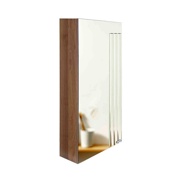 Mueble Botiquín para Baño con Espejo Nogal (40x80x13,5cm)