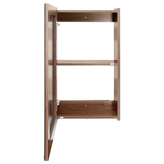 Mueble Botiquín para Baño con Espejo Nogal (40x80x13,5cm)