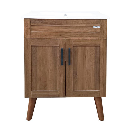 Kit Mueble + Vanitorio Super Muebles Nogal (60x40x80cm)