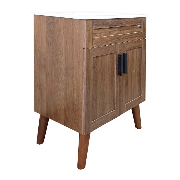 Kit Mueble + Vanitorio Super Muebles Nogal (60x40x80cm)