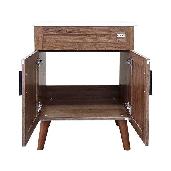 Kit Mueble + Vanitorio Super Muebles Nogal (60x40x80cm)