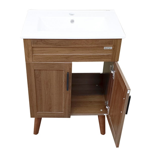 Kit Mueble + Vanitorio Super Muebles Nogal (60x40x80cm)