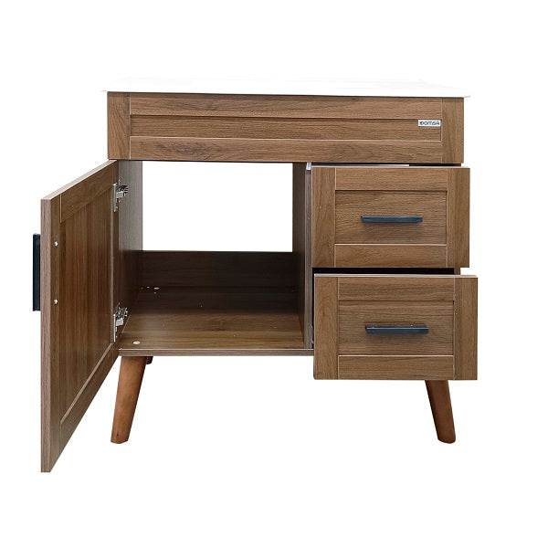 Kit Mueble + Vanitorio Super Muebles Nogal (80x47x80cm)