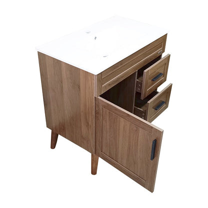 Kit Mueble + Vanitorio Super Muebles Nogal (80x47x80cm)