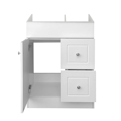 Mueble Vanitorio Blanco Super Muebles SMBPA60 60x40x80cm (Sin Cubierta)