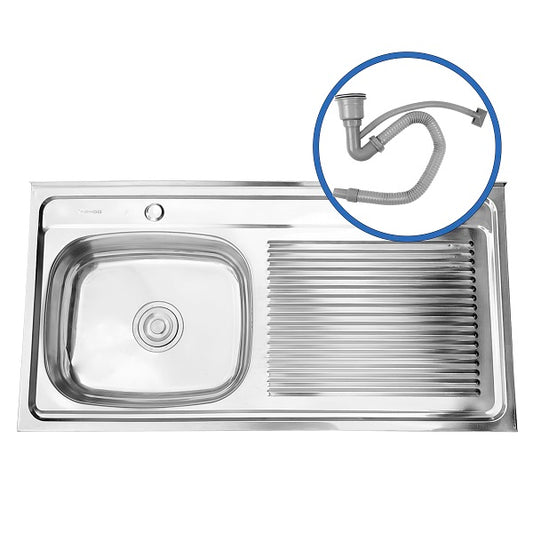 Cubierta Lavaplatos Super Muebles SM10050R / 100x50x14cm