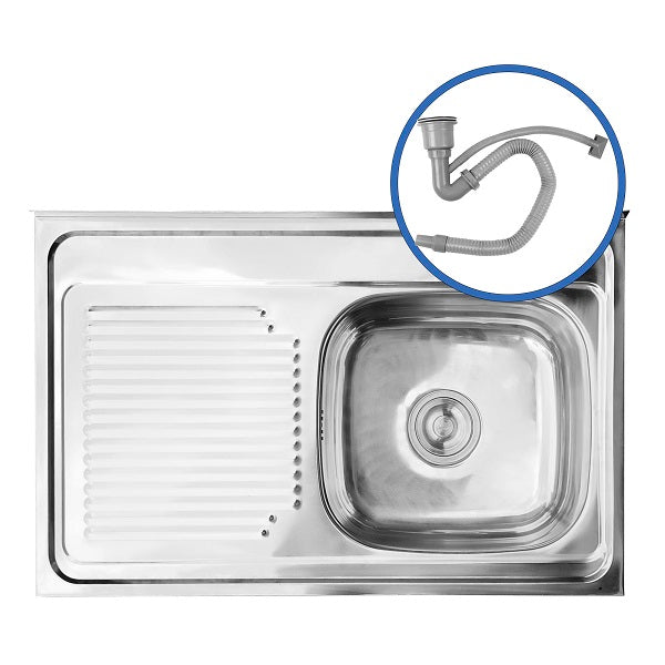 Cubierta Lavaplatos Super Muebles SM8050I / 80x50x14cm