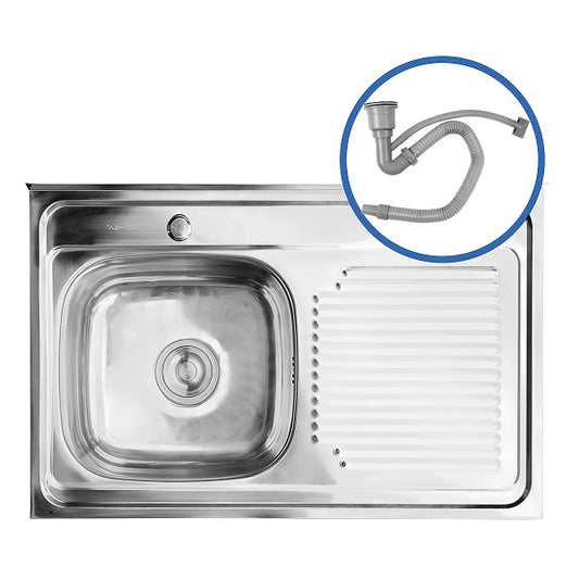 Cubierta Lavaplatos Super Muebles SM8050R / 80x50x14cm