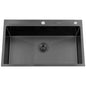 Lavaplatos Deluxe Sobre Cubierta Super Muebles SM8050 Black / 80x50x21cm